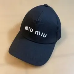 MIU MIU ベースボールキャップ ブラックのサムネイル