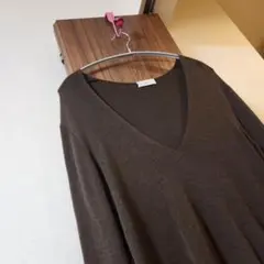 美品✴イエナ　コクーンVプルオーバー　ブラウン