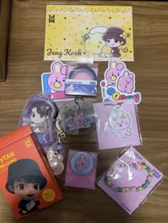BT21 COOKY（ジョングク）中心のグッズまとめ売りです。