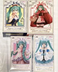 初音ミク ワンダーランド フィギュア　シンデレラ　ラプンツェル　赤ずきん　白雪姫