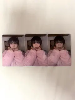 なにわ男子　大西流星　トレカ　特典　HARD WORK 3枚