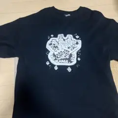 XLARGE ブラック ロングTシャツ ワッフル生地