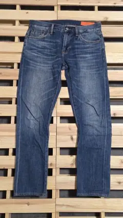 JEAN shop ストレートデニムパンツ