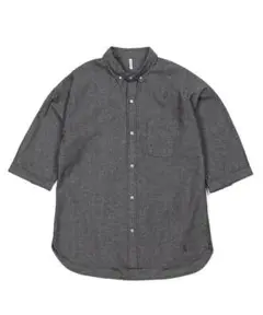 シャツ C/L CHAMBRAY 3Q SHIRT：綿麻シャンブレー 5分袖