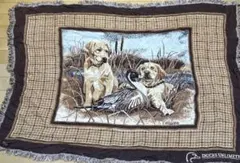 【希少】vintage厚手ラグマット 犬 ゴールデンレトリバー　アニマル柄　動物 希少】vintage厚手ラグマット 犬 ゴールデンレトリバー アニマル柄