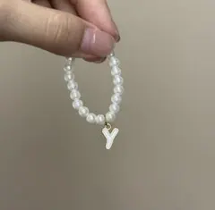 アルファベット イニシャル ミニラブブ用 ネックレス Y