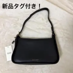 新品タグ付き✨ 黒 ハンドバッグ 2way ショルダーストラップ付き