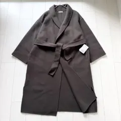 タグ付✨ドゥーズィエムクラス ダブルフェイスウール ガウンコート リバーコートのサムネイル