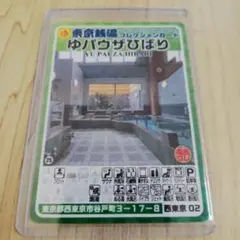 西東京02 ゆパウザひばり 東京銭湯コレクションカード【 硬質カードケース付】