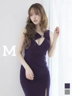 【ジュエルズ】バストカットタイトミディアムドレス/キャバドレスのサムネイル
