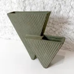 変形花器 池坊 生け花 三角形 華道 和モダン フラワーベース 自由花 華道具