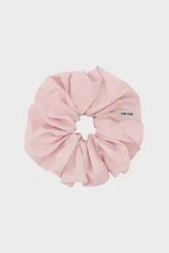 THE TOÉ Naxos Poplin Scrunchie ピンク