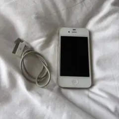 iPhone 4 ホワイト USBケーブル付き