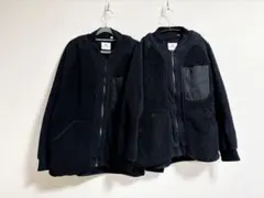 美品 ユニクロ×ホワイトマウンテニアリング フリースジャケット 2枚セット