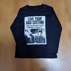 RAD CUSTOM ブラック ロンT