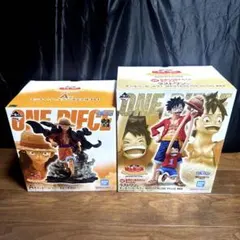 ワンピース 一番くじ フィギュア チョッパー エース&ルフィ 四角なのに