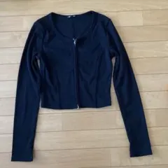 カットソー 長袖 レディース 黒