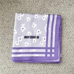 【未使用・美品】マリークワント ハンカチ 花柄 パープル マリクワ 紫のサムネイル