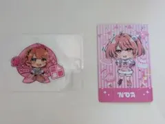 新品◆カラフルピーチのあ ぷぴぱ トレカミニキャラ＆キラぷるステッカー