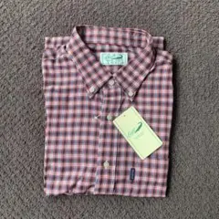 新品　クロコダイル　メンズ　長袖　チェックシャツ　Lサイズ　Crocodile