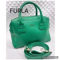 極美品　フルラ　カプリッチョ　サッチェルバッグ　2wayハンドバッグ262565のサムネイル