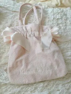 Maison de FLEUR ピンクバッグテディ風のふわふわ素材新品