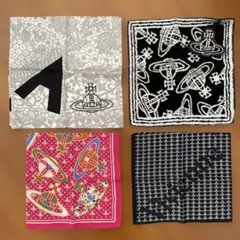 Vivienne Westwood ハンカチ4枚セット ＊状態良い