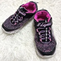 SKECHERS◯光るスニーカーS Lights Galaxy Lights黒