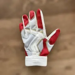 Mizuno 守備用手袋 ホワイト/レッド