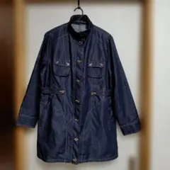 seduireセデュイール（3L）デニムジャケットコート 長袖アウター