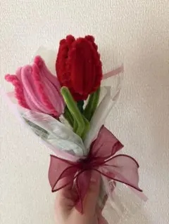 モールフラワー　チューリップ2本セット