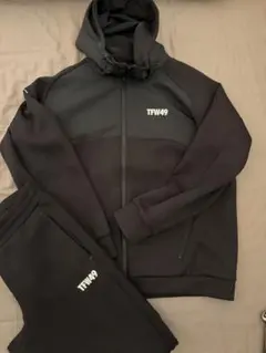 TFW49 ジップアップジャケット ズボンのセット XL ホワイト/グレー TFW49 ジップアップジャケット ズボンのセット XL ホワイト/グレー