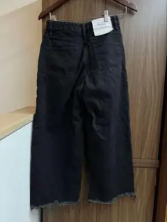 CLANE DESIGN FAN ワイドデニムパンツ ブラック