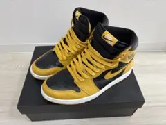 Nike Air Jordan 1 ブラック/イエロー ハイカット