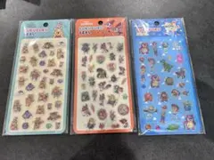 ズートピア トイストーリープーさん ボンボンドロップシール　3点セット