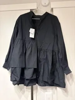 OPAQUE CLIP 新品未使用 タグ付け ブラウス ペプラム フレア