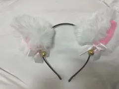 猫耳カチューシャ(白)