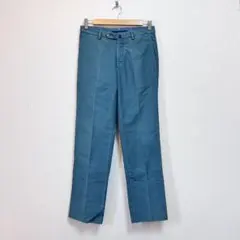 【希少色】INCOTEX インコテックス ストレートパンツ グリーン 44のサムネイル