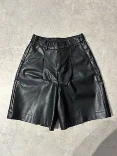 レザーパンツ ショートパンツ