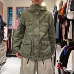 AVIREX PX L カーキ グランジy2k コットン ミリタリージャケット