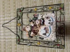 貴重なアンティーク飾り クリスマスじゃなくても飾りたくなる笑顔の可愛いスノーマン