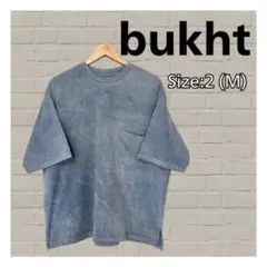 ブフト bukhtビックシルエット ブルー グレー Tシャツのサムネイル