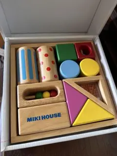 MIKI HOUSE ラトルブロック つみき 知育玩具のサムネイル