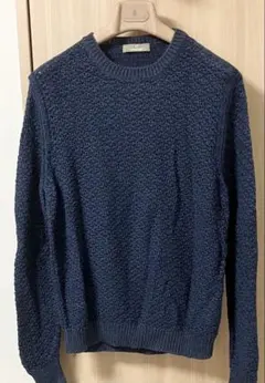 クルチアーニ　メランジェ　サマーニット　ネイビー