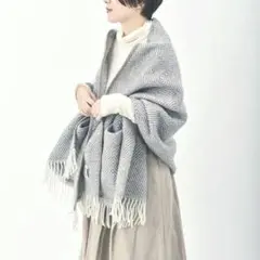 LAPUAN KANKURIT ラプアンカンクリ ポケット付ショール MARIA