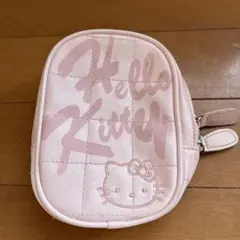 Hello Kitty キルティングポーチ ピンク