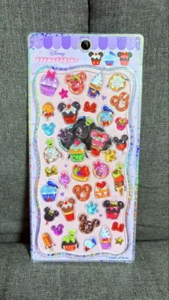 激レア　正規品　ミッキーフレンズカップケーキ　プチドロップステッカーディズニー