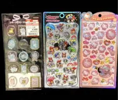 【正規品】パワーパフガールズ　プチドロップステッカー、ベビーキティうるちゅるなど