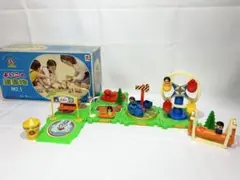 よいこの遊園地　ゆめのくにシリーズ　NO.1　バンダイ　知育玩具　レトロ