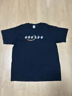 Amazon 手話デザイン Tシャツ ブラック